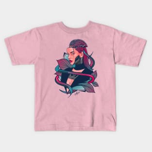 Cyberpunk Girl Kids T-Shirt